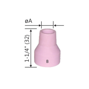 Alumina Ceramic Nozzle: Torch Models WP-12