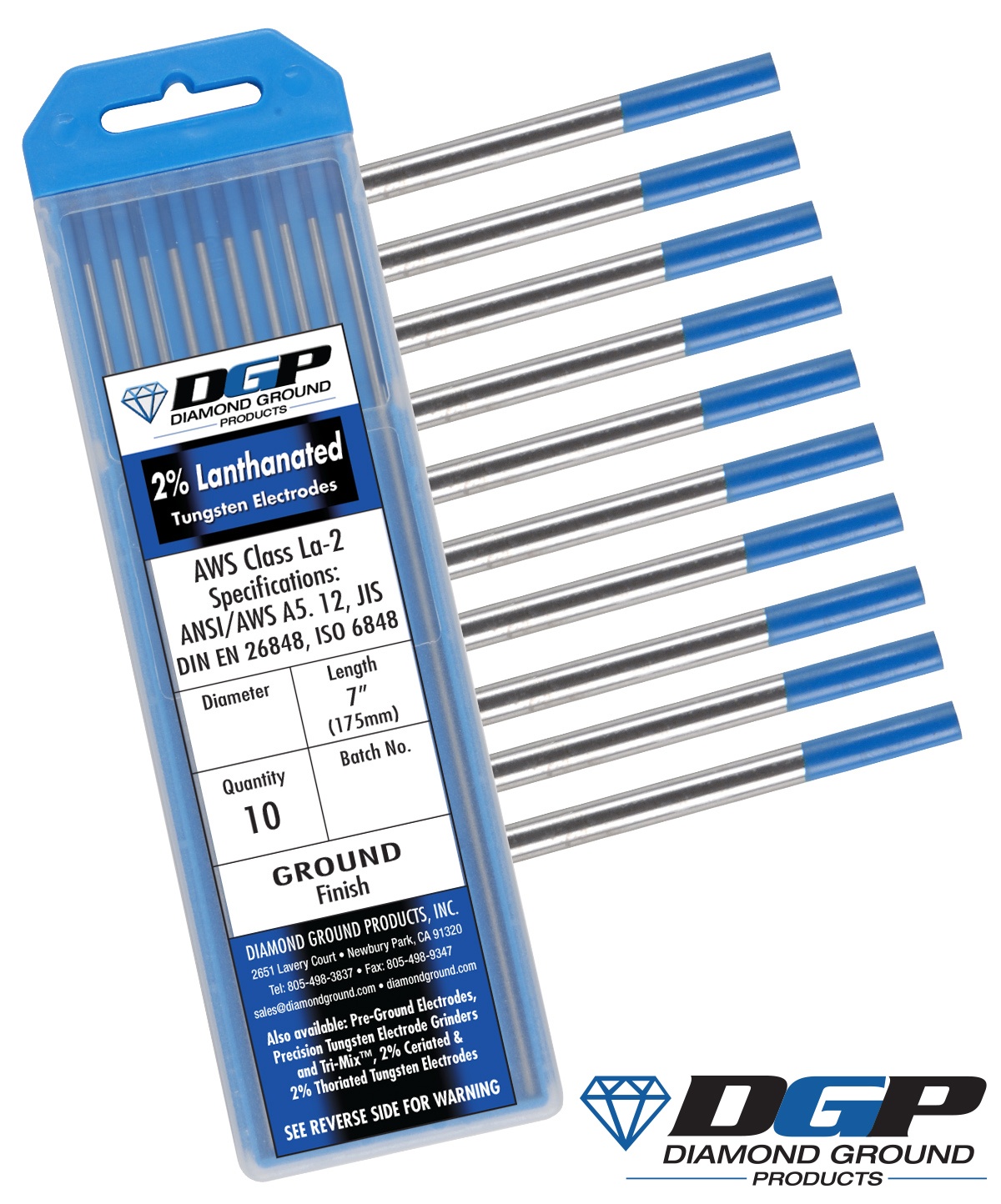 2% LANTHANATED (BLUE)