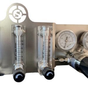 Stainless Steel Pressure Regulator with 3 Flowmeters